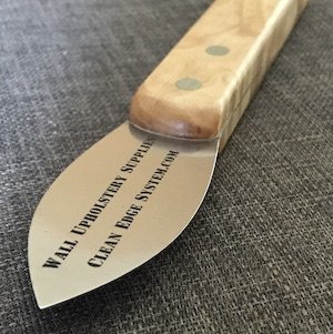 Narrow head shape with wood handle tool